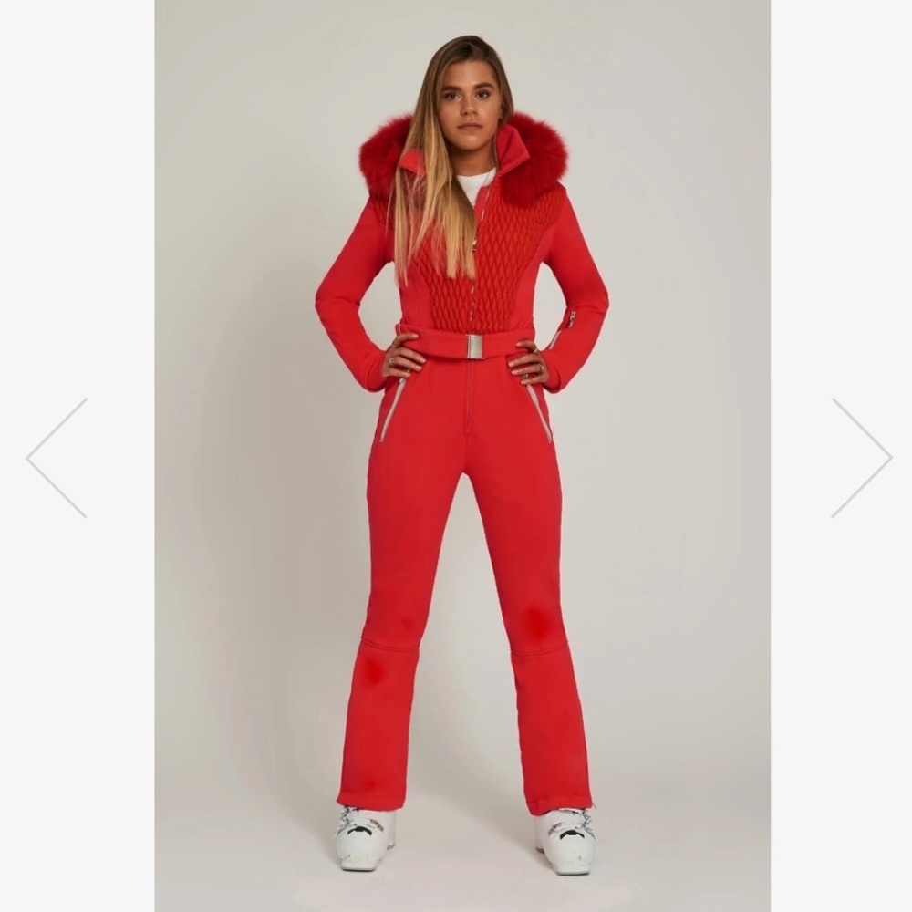 My Sunday Ski -ÉLÉGANCE ST. MORITZ SKI SUIT red
